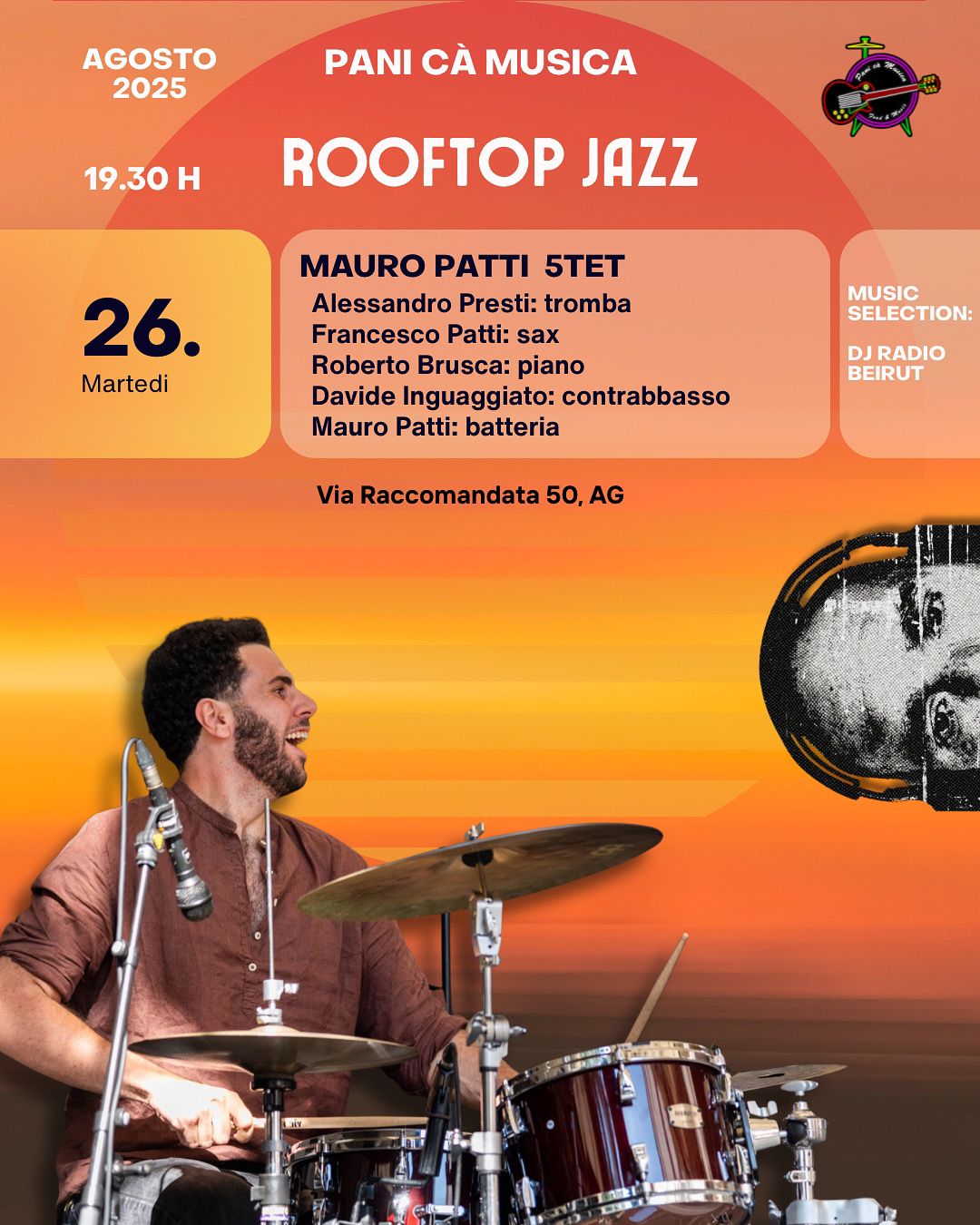 Rooftop Mauro Patti 5tet 26_08_2025