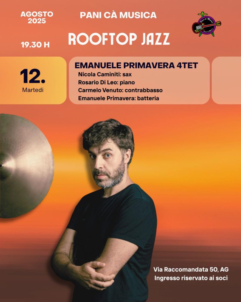 Emanuele Primavera 4tet - Rooftop Jazz - 12 agosto 2025